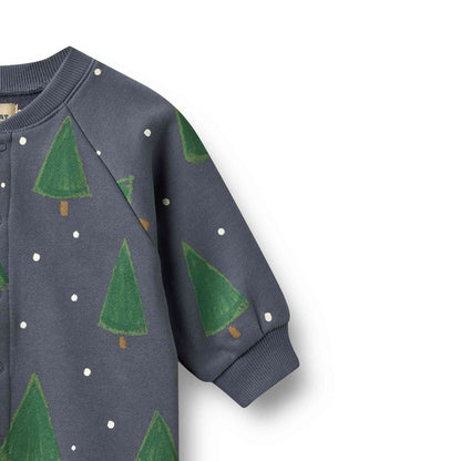 Grey Blue Holiday Lilo Jumpsuit | Wheat