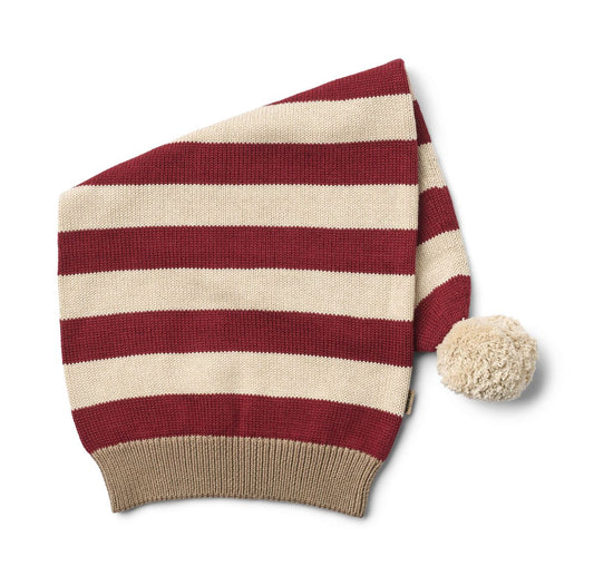 Knitted Christmas Hat | Wheat
