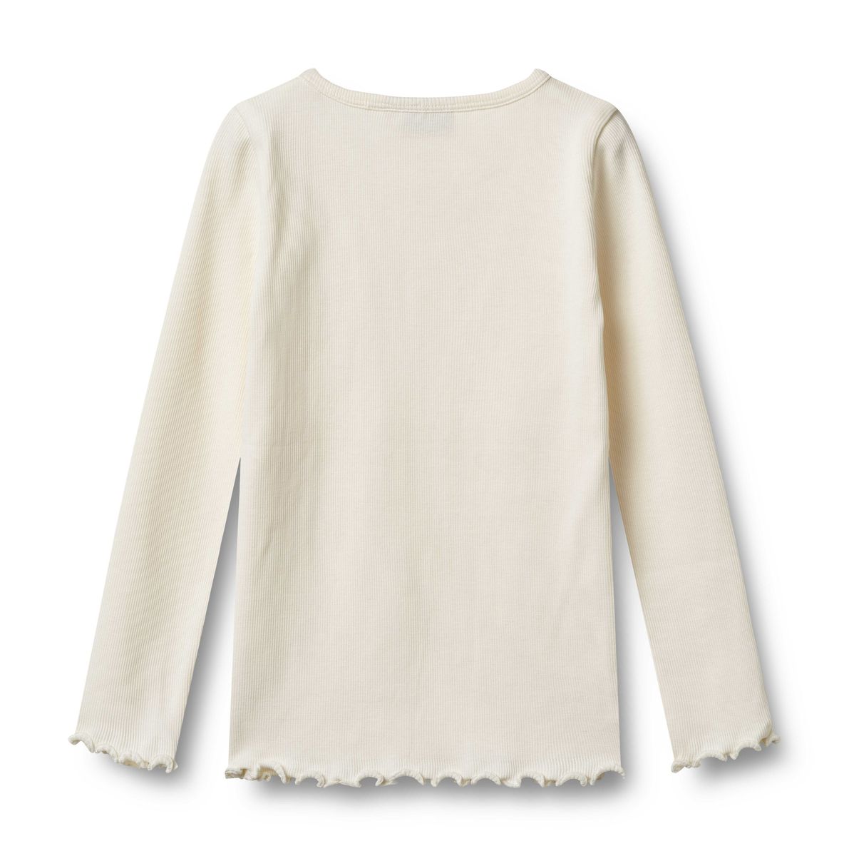 Ida Long Sleeve T-Shirt - Ivory | Wheat