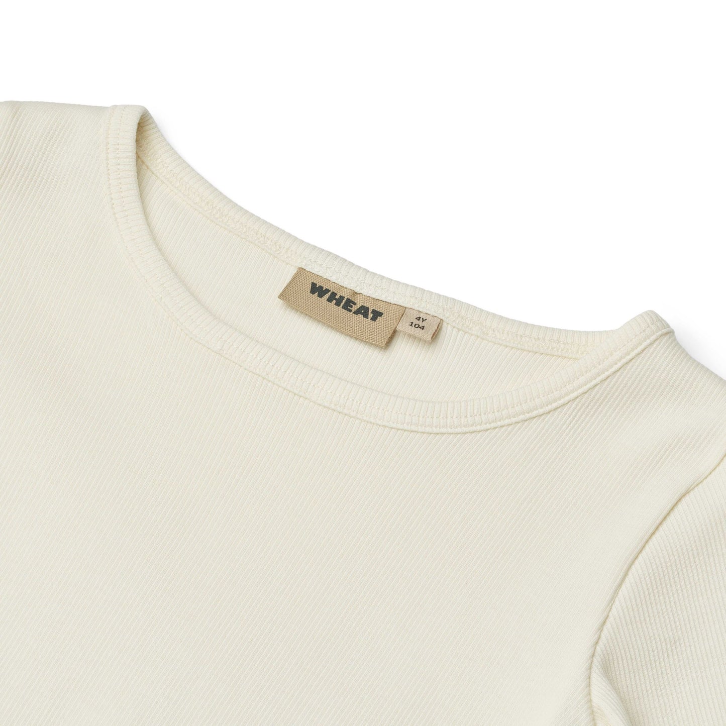 Ida Long Sleeve T-Shirt - Ivory | Wheat
