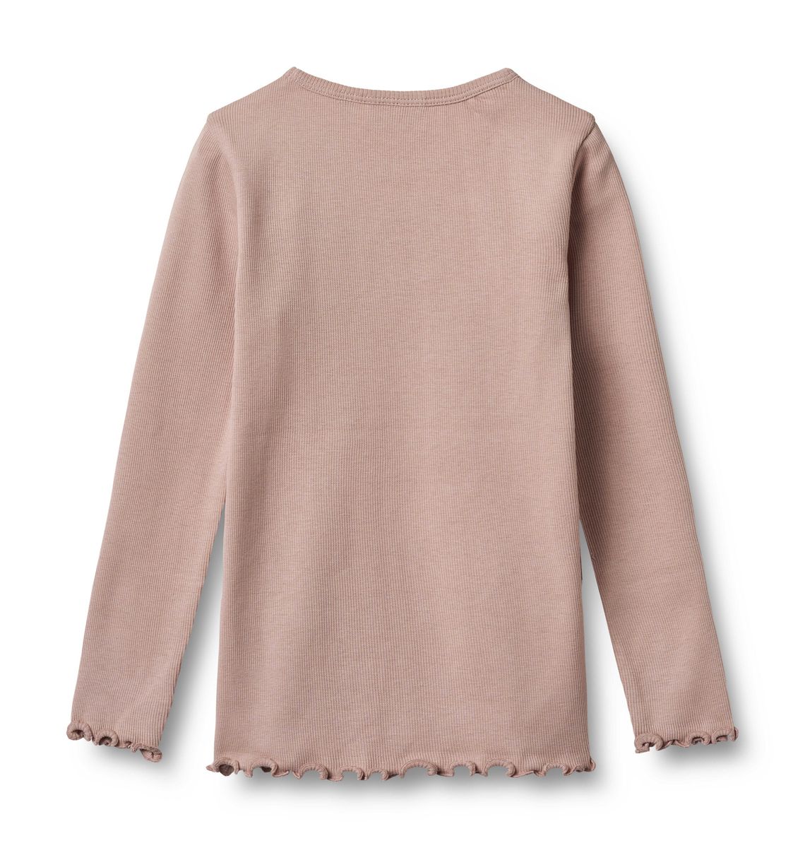 Ida Long Sleeve T-Shirt - Rose Powder | Wheat