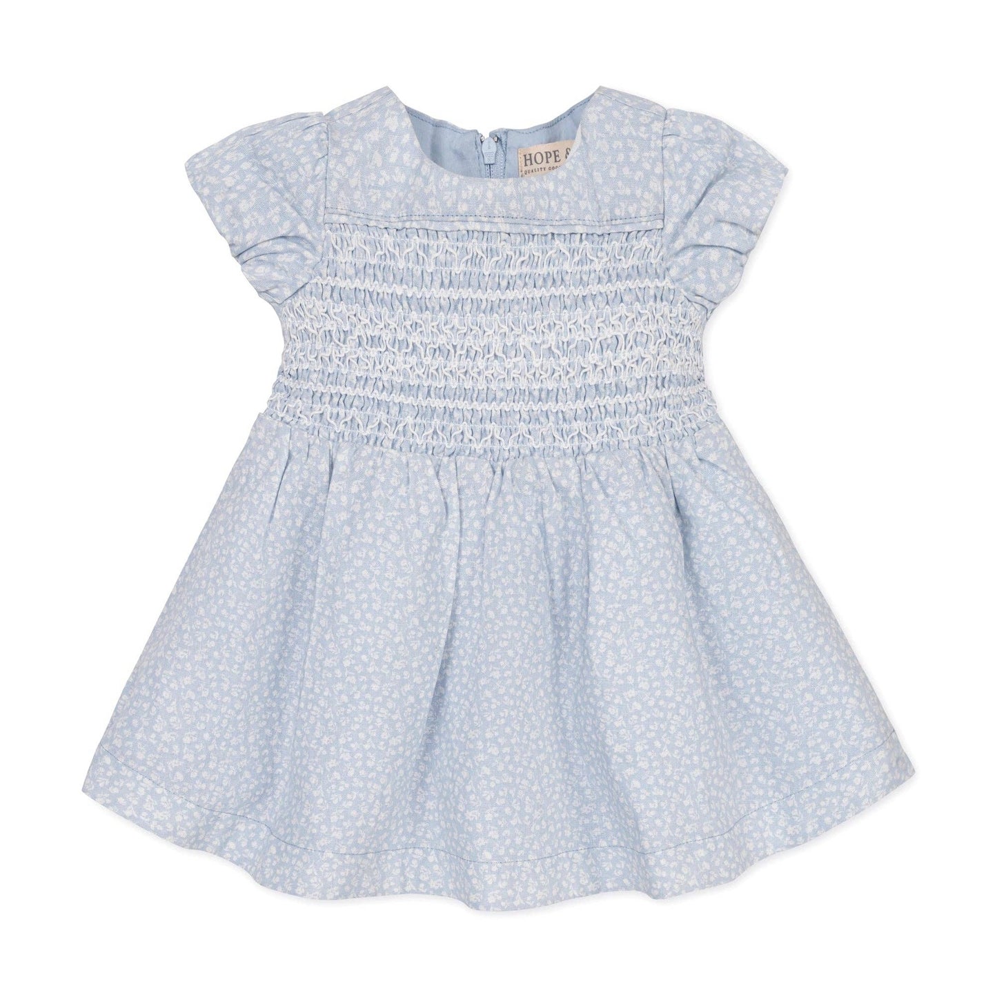 Blue Chateau Ditsy Puff Sleeve Dress | Hope & Henry