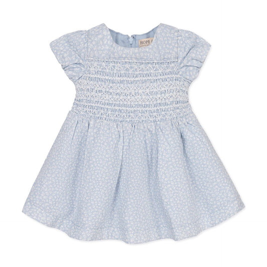 Blue Chateau Ditsy Puff Sleeve Dress | Hope & Henry