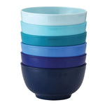 Set of 6 Small Bowls 22 oz (Various Colors) | French Bull
