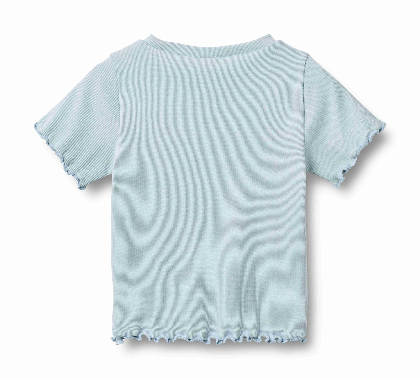 Summer Sky Alicia Rib T-Shirt | Wheat