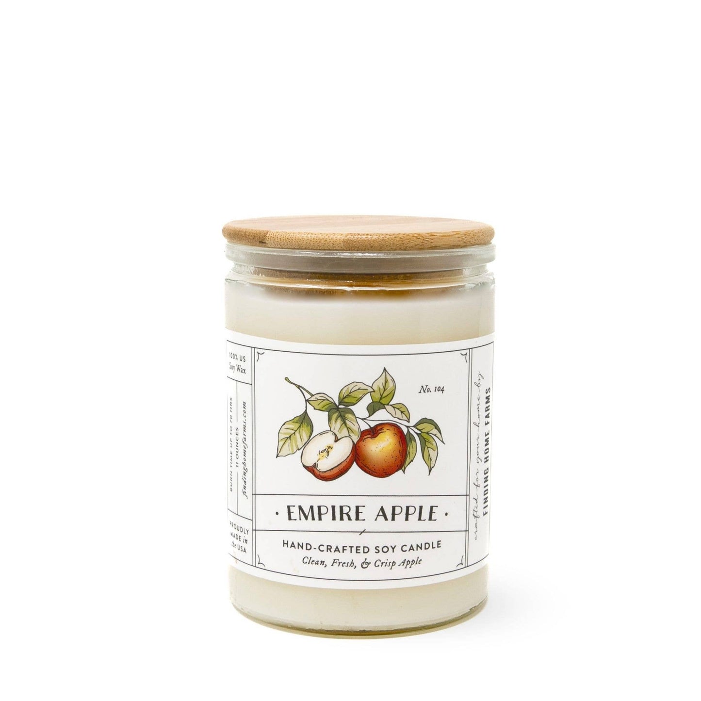 Soy Candle - Empire Apple Scent | Finding Home Farms