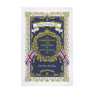 King Charles III Commemorative Tea Towel | Ulster Weavers