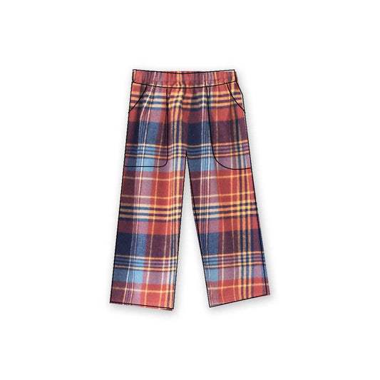 Baby Pants - Rust Plaid | Beet World