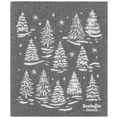 Winter Frost Christmas Swedish Dishcloth | Ecologie