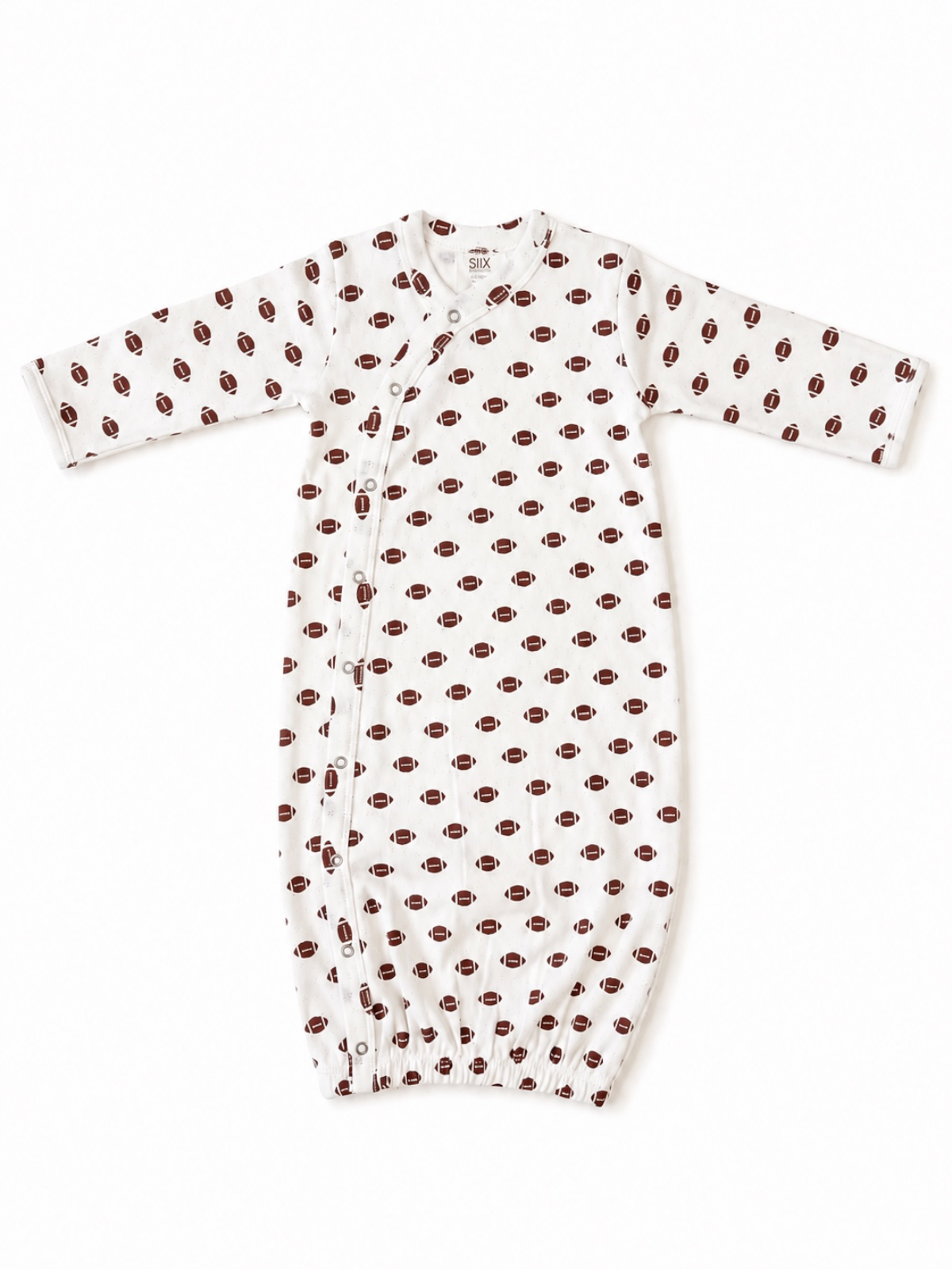 Football Pointelle Gown | Siix Collection