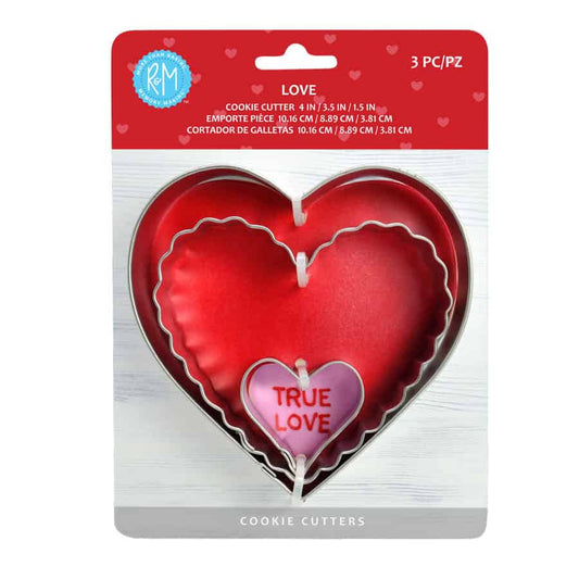 Love 3 PC Cookie Cutter Nested Set | R&M International