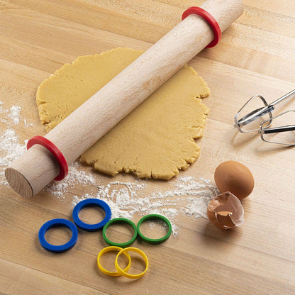 Mrs. Anderson's Baking Rolling Pin Rings | HIC Kitchen