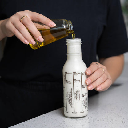 Glass Salad Dressing Shaker Bottle | Fox Run Brands