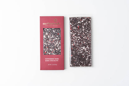 Peppermint Bark Dark Chocolate Bar | Moonstruck Chocolate Co.