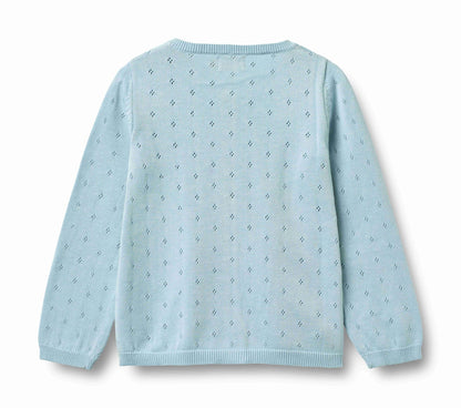 Summer Sky Maia Knit Cardigan | Wheat