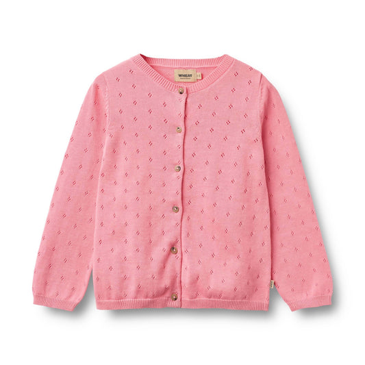Bubblegum Maia Knit Cardigan | Wheat