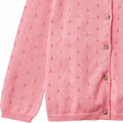 Bubblegum Maia Knit Cardigan | Wheat