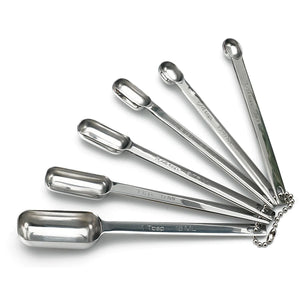 Set of 6 Stainless Steel Spice Spoons | RSVP
