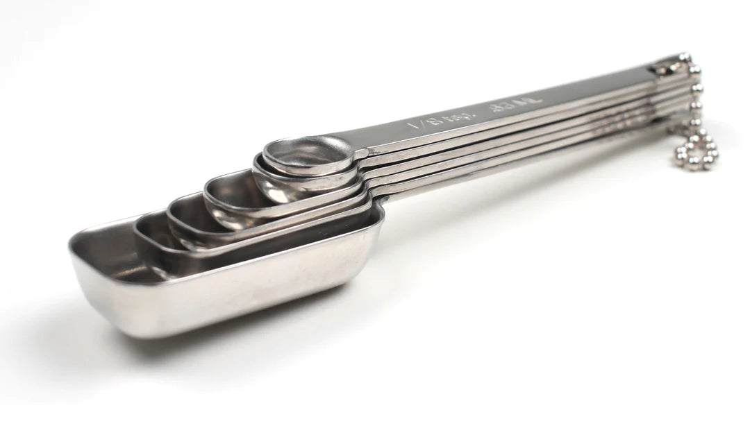 Set of 6 Stainless Steel Spice Spoons | RSVP