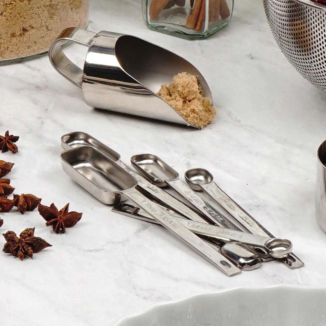 Set of 6 Stainless Steel Spice Spoons | RSVP