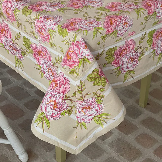 Eloise Tea Tablecloth | Mahogany