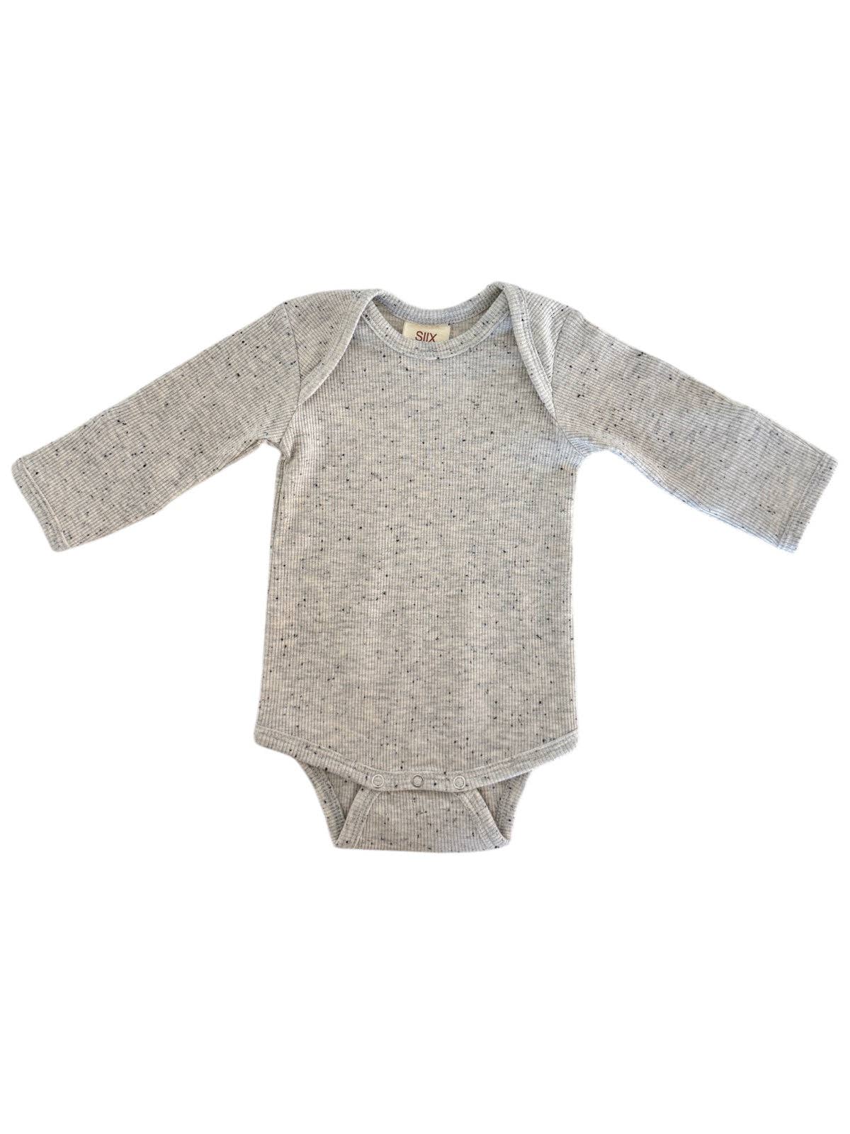 Heather Speckle Bodysuit | Siix Collection