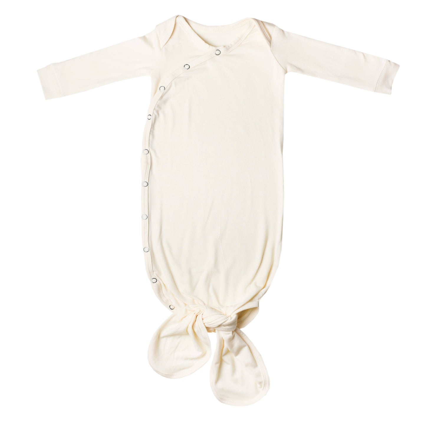 Yuma Newborn Knotted Gown | Copper Pearl