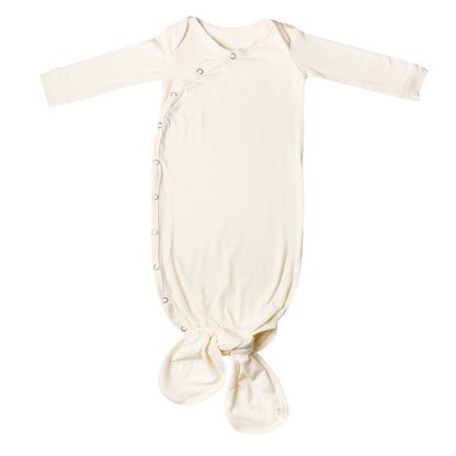 Yuma Newborn Knotted Gown | Copper Pearl