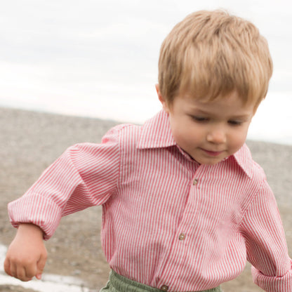 Collar Shirt - Blue Stripe | Beet World