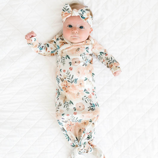 Autumn Knotted Gown | Copper Pearl