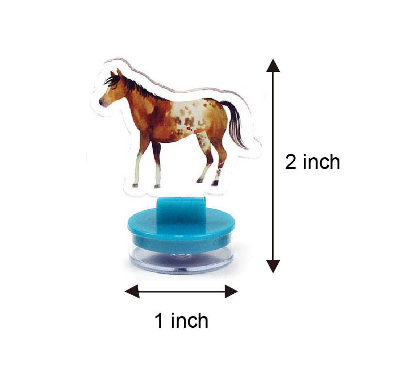 Horse Acrylic Self-Inking Stampers, 6 Pcs | Tiny Mills