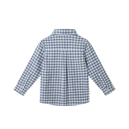 Kids Buttondown Denim Jogger Set | Andy & Evan