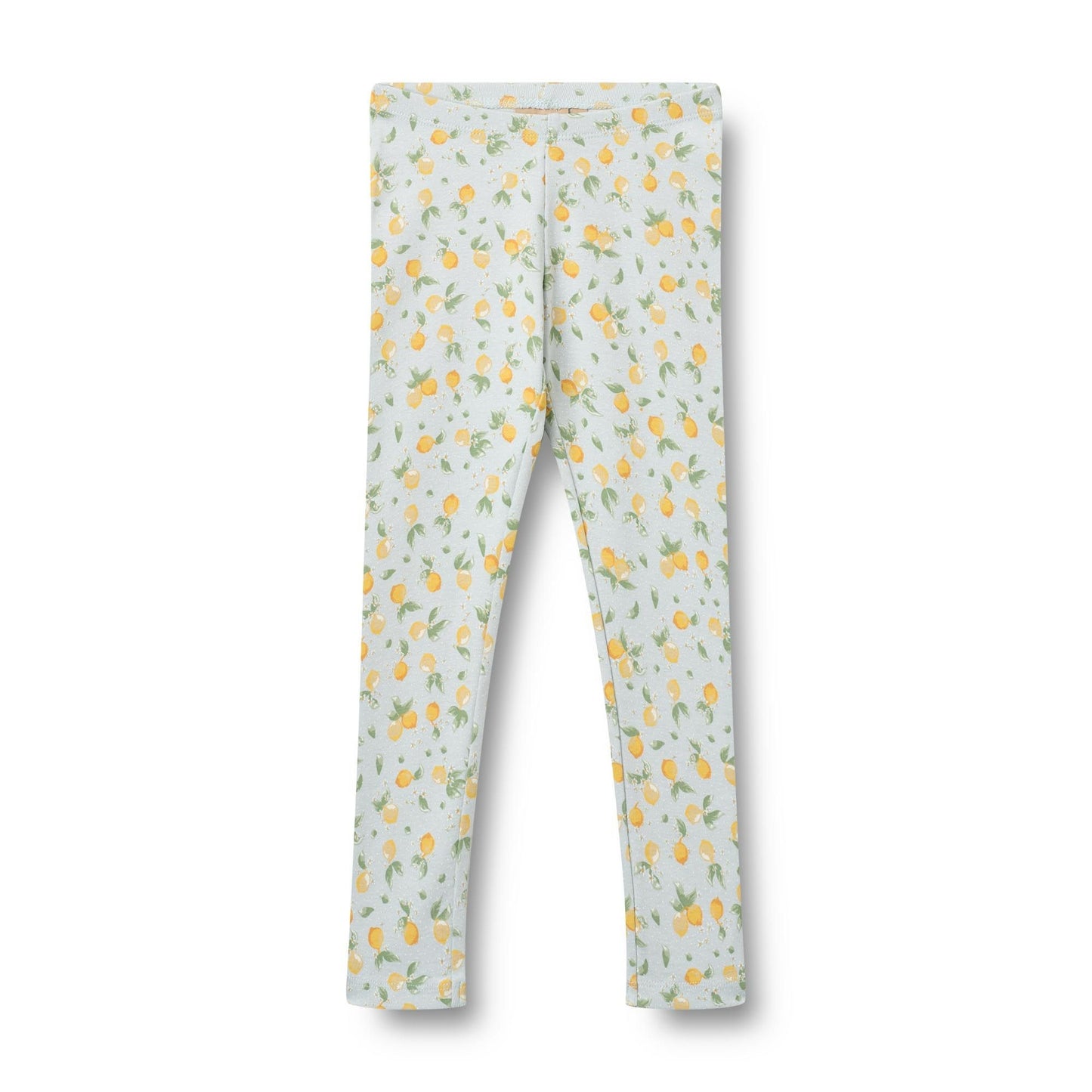 Jules Jersey Leggings - Summer Blue Citrus | Wheat