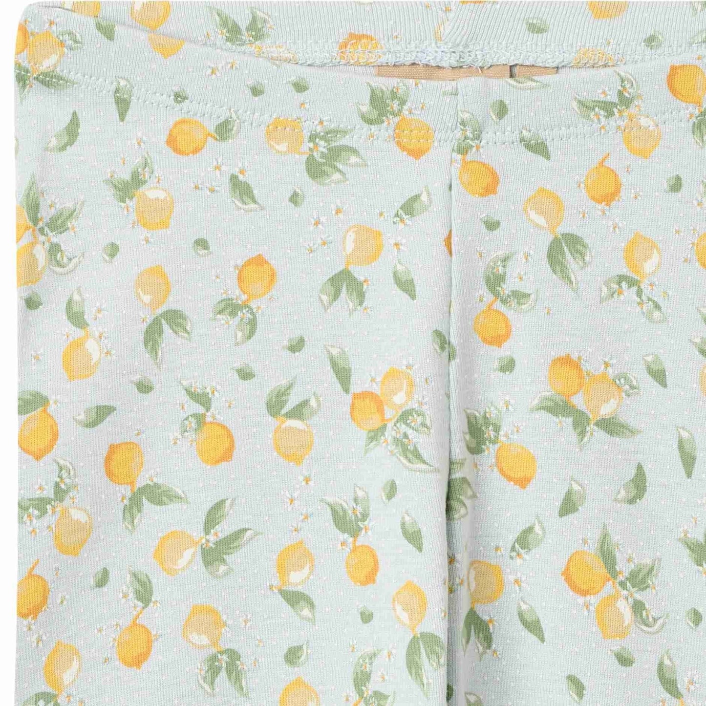 Jules Jersey Leggings - Summer Blue Citrus | Wheat