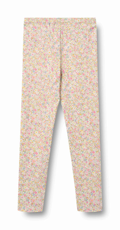 Blush Flower Meadow Jules Leggings | Wheat