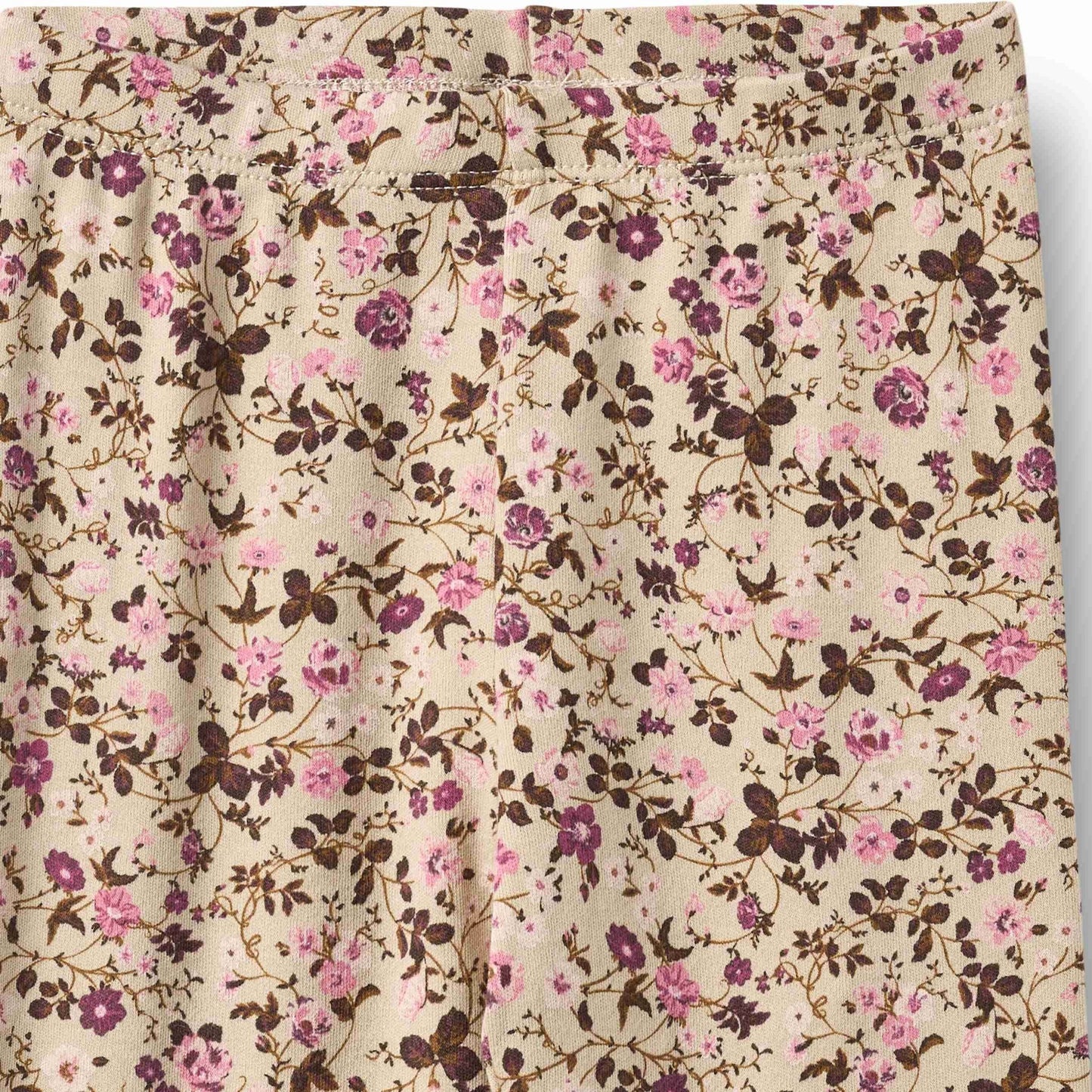 Jules Soft Sand Flower Wine Leggings | Wheat