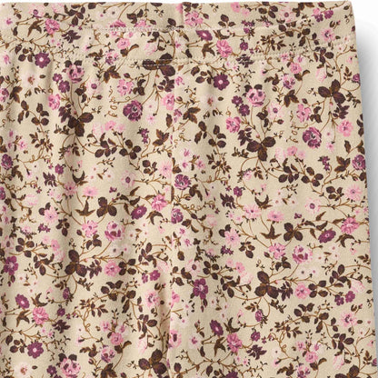 Jules Soft Sand Flower Wine Leggings | Wheat