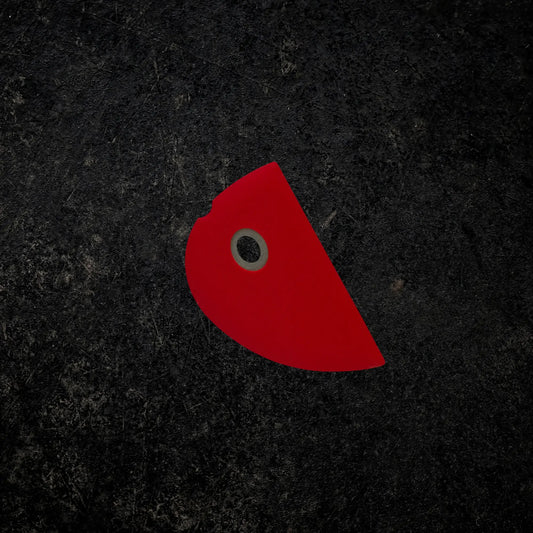 Mini Red Silicone Bowl Scraper | Messermeister