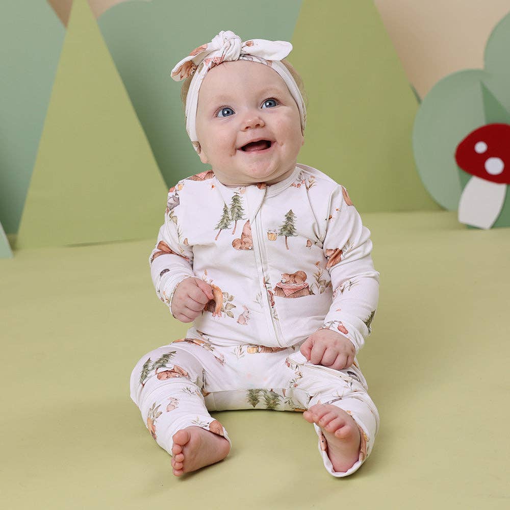 Bears Organic Convertible Romper | Snuggle Hunny