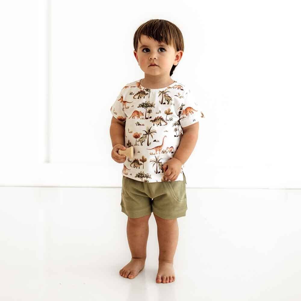 Dino Organic T-Shirt | Snuggle Hunny