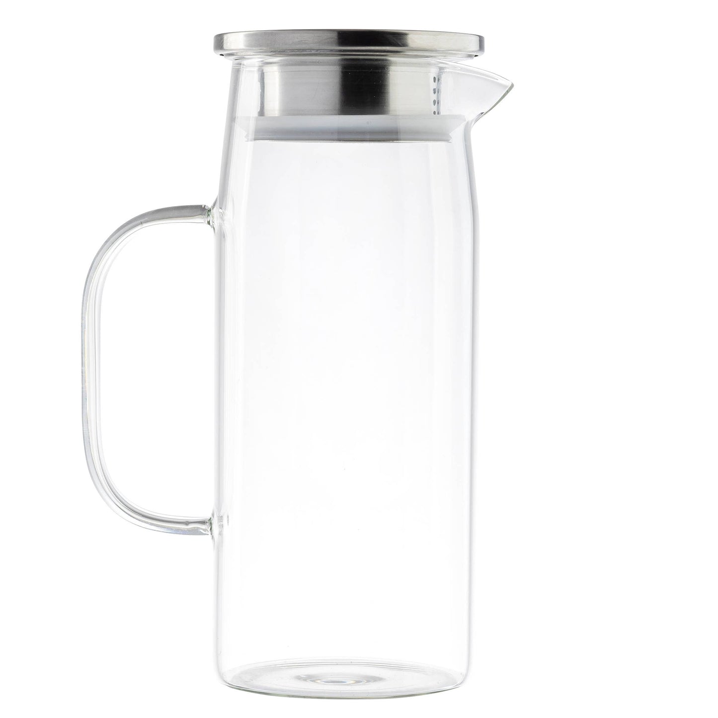 34 oz Glass Pitcher w/ Stainless Lid | TableCraft