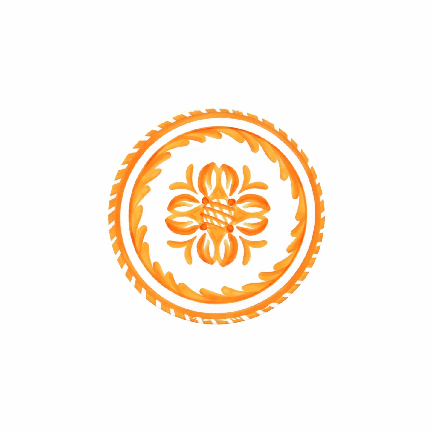 Sicily Orange Appetizer Plates Set/4 | Le Cadeaux