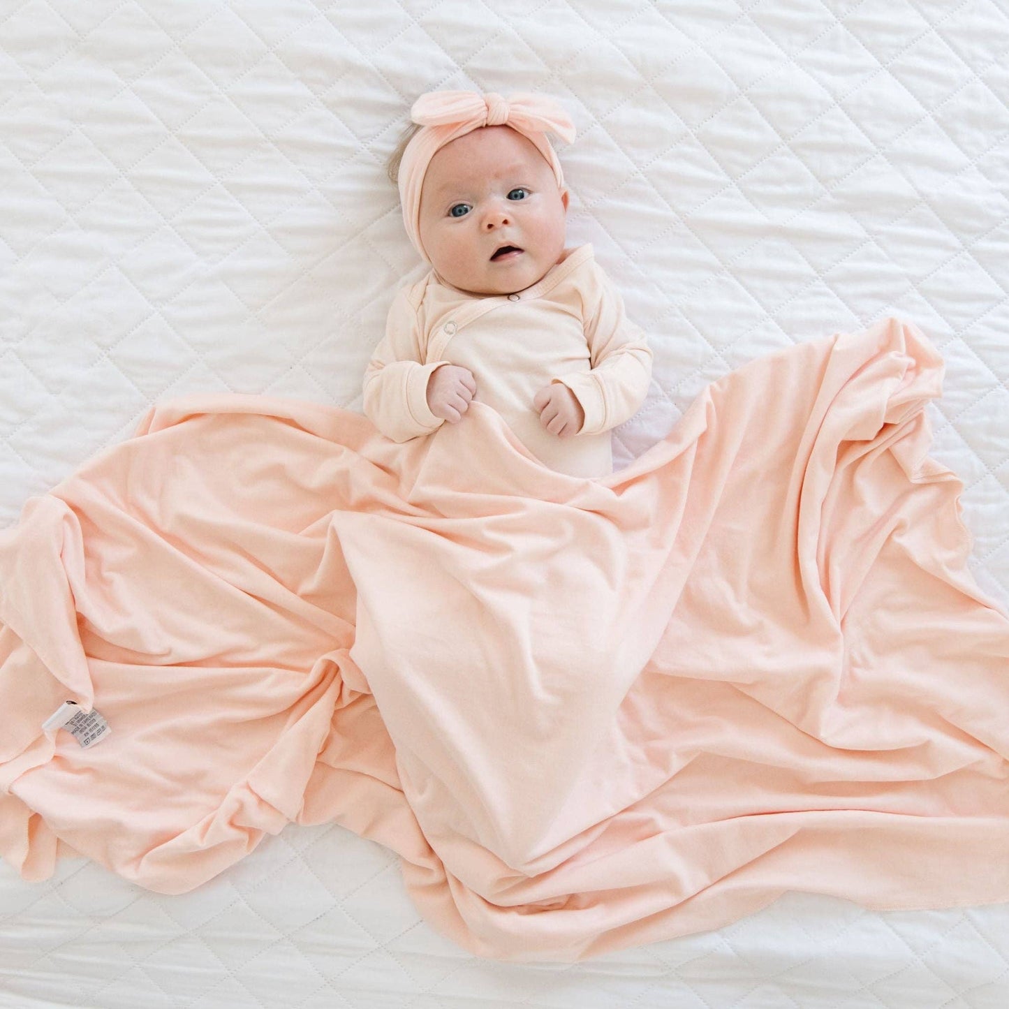 Blush Newborn Knotted Gown | Copper Pearl