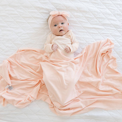 Blush Newborn Knotted Gown | Copper Pearl