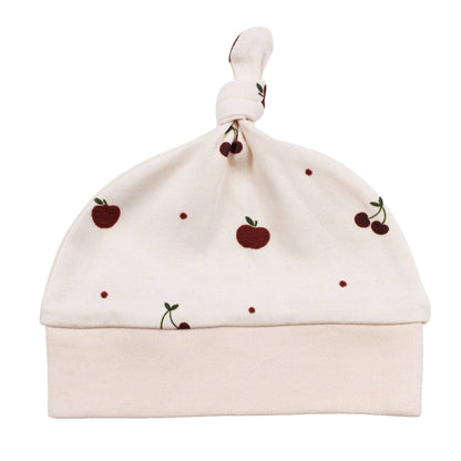 Cherry Apple Organic Knotted Hat | L'ovedbaby