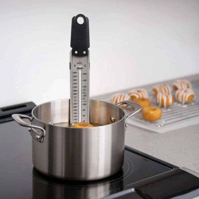 Adjustable Candy & Deep Fry Thermometer | HIC Kitchen