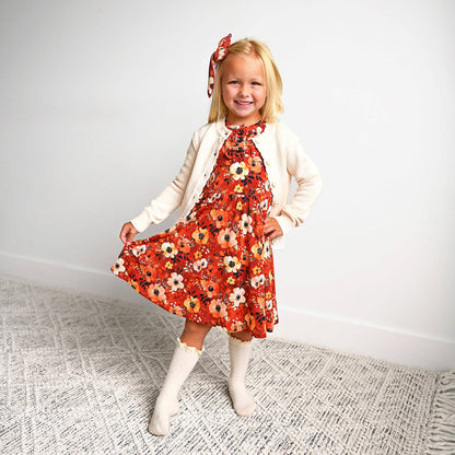 Auburn Twirl Dress | Gigi & Max