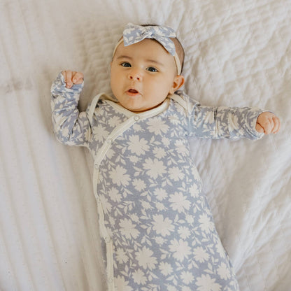 Lacie Newborn Knotted Gown | Copper Pearl
