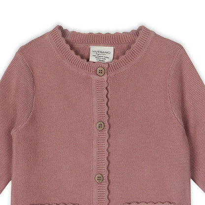 Classic Pocket & Button Chunky Knit Jumpsuit | Viverano Organics