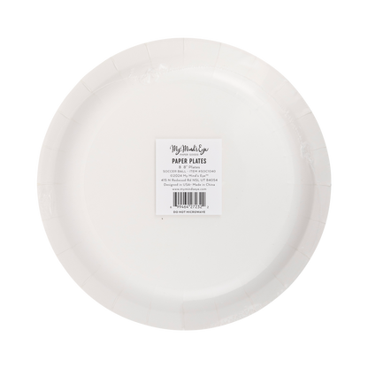 Soccer Ball Paper Plate | My Mind's Eye